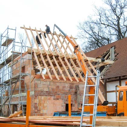 Dachstuhl Neubau Dachstuhl Neubeu