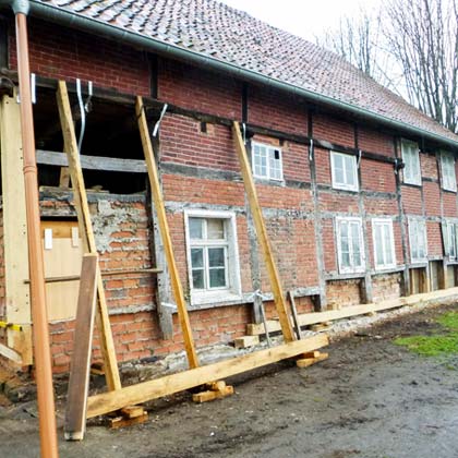 Teilrenovierung Fachwerk