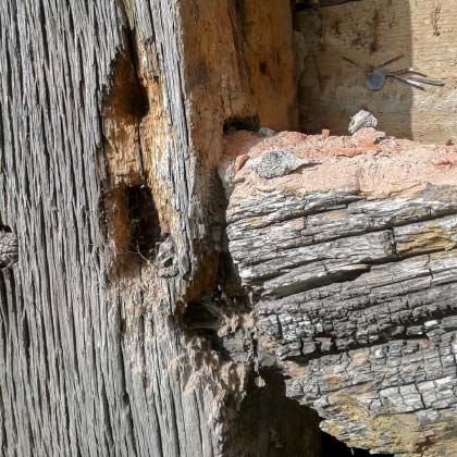 Schadhaftes Fachwerk