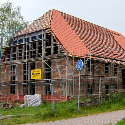 Fachwerkrestaurierung Renovierung Hofgebäude