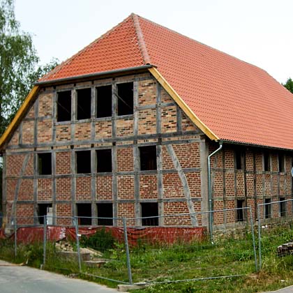 Fachwerkrestaurierung Renovierung Hofgebäude