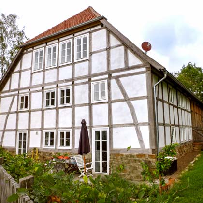 Fachwerkrestaurierung Renovierung Hofgebäude